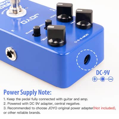 Joyo JF-23 Argos Overdrive Pedal Built-in Noise Gate for Electric Guitar or Bass True Bypass image 12