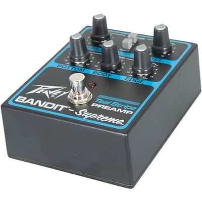 Peavey Bandit Supreme Teal Stripe Preamp Pedal image 5