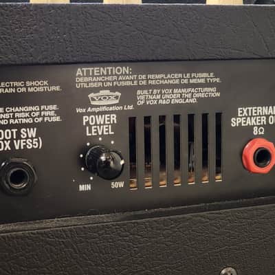 Vox Valvetronix VT50 50-Watt 1x12 Modeling Guitar Combo 2008 - 2010 - Black image 5