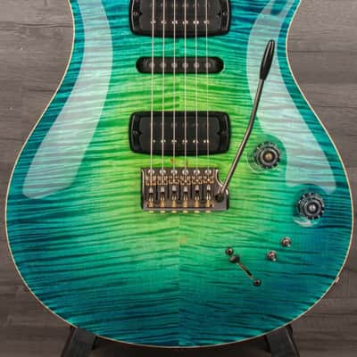 PRS Private Stock Modern Eagle V PS#10378 - Green Luminlay LTD - LAGUNA GLOW image 1