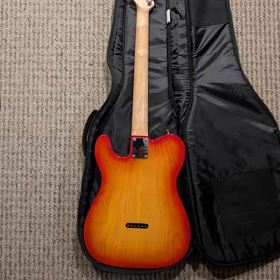 G&L ASAT Classic USA Red Sunburst on Ash image 6