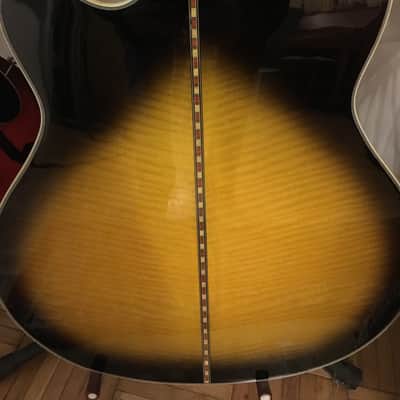Johnson Hollowbody Electric Guitar 2000 Light Sunburst image 4