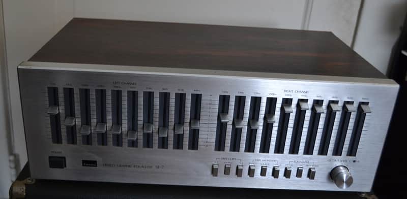 Vintage 1979 Sansui SE-7 Stereo Graphic Equalizer EQ Made In Japan image 1