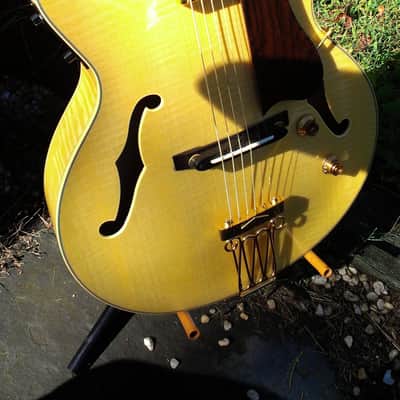Yamaha AEX 1500 Archtop guitar *Blonde * MIJ * Martin Taylor Signature Model* Piezo image 3