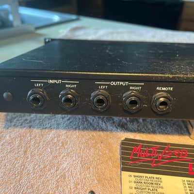 ART Multiverb LT Effects processor with original effects list/quick start guide, and rack mount bolts and washers. image 6