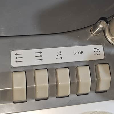 ReVox G36 tape transport control escutcheon - Grey/Black image 3