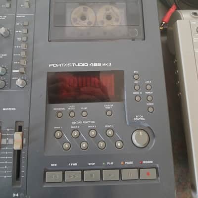 TASCAM Portastudio 488 MKII 8-Track Cassette Recorder 1990s - Gray image 3