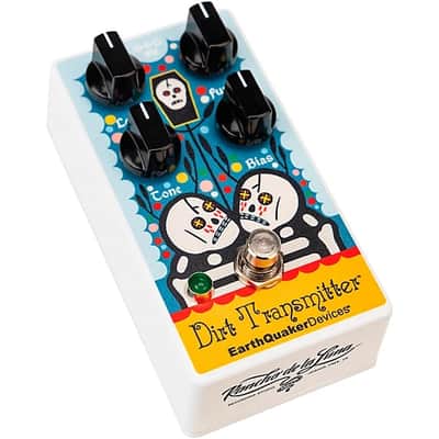 EarthQuaker Devices Dirt Transmitter Rancho De La Luna Fuzz Guitar Effects Pedal 2025 - WHITE / MULTICOLOR image 2