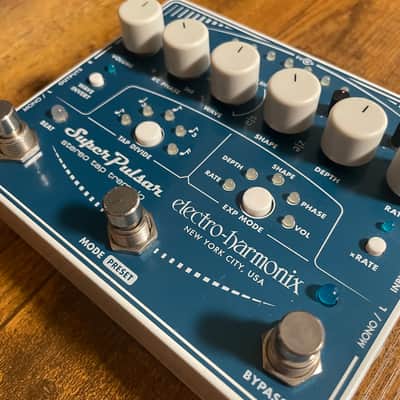 Electro-Harmonix Super Pulsar Stereo Tap Tremolo 2015 - Present - Blue image 2