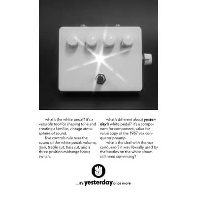 yesterday effects white pedal image 4