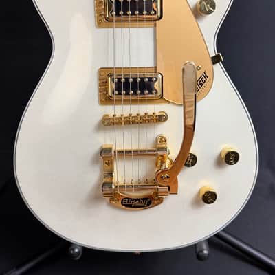 Gretsch G5237TG Electromatic Jet FT Electric Guitar Champagne White w/ Bigsby image 2