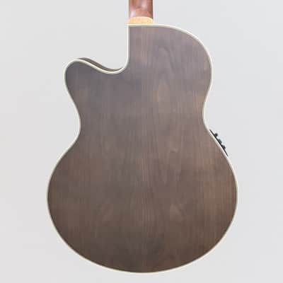Warwick Rockbass Alien Deluxe 4 String Fretless Acoustic Electric Bass Guitar - Natural image 4