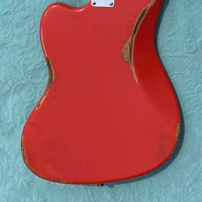 Fender Jazzmaster 1963 - Fiesta Red Matched Head Custom Color image 15