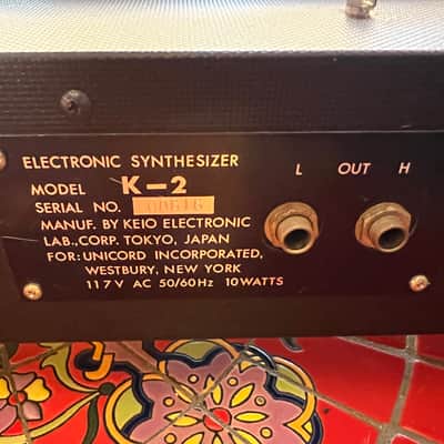 Univox Korg Mini-Korg K2 Classic Analog Synth - ORIGINAL 1975 image 9