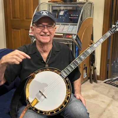 Gold Tone OB-3CJ Carl Jackson Ruby Pearl Signature Mastertone Banjo - Pre-Order image 11