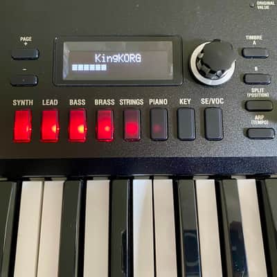 Korg KingKORG Limited Edition 61-Key Analog Modeling Synthesizer 2010s - Black image 2