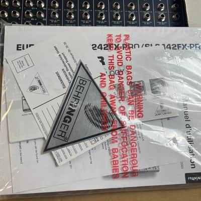 BEHRINGER EURODESK MX 2442A Mixing Console Works- No Power Supply - read image 4
