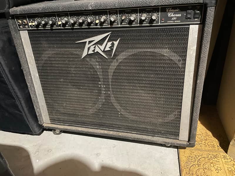 Peavey Classic Chorus 130 80-Watt 2x12" Guitar Combo 1980s - Black image 1