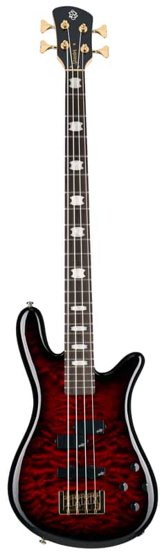 Spector Icon NS-2 Electric Bass Guitar - Black Cherry Gloss image 1