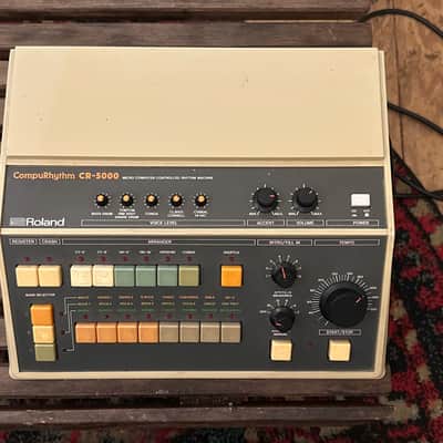 Roland CR-5000 CompuRhythm 1980s - White image 2
