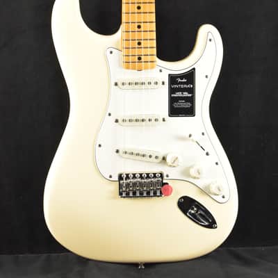 Fender Vintera III Late '60s Stratocaster Olympic White Maple Fingerboard image 1