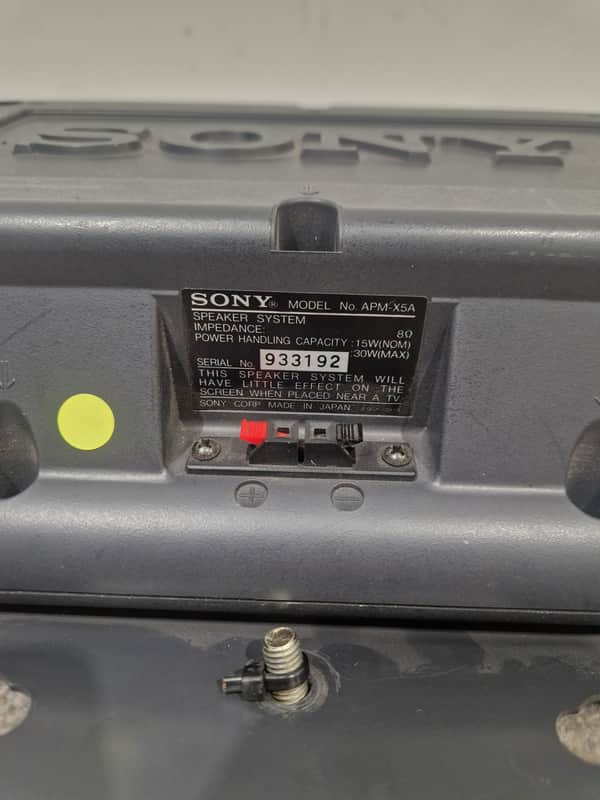 Sony APM-X5A Pair - High-Fidelity Audio Speakers, Durable Build