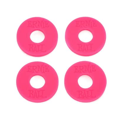 Strap Blocks Pink Set Guitar / Bass Instrument Strap Securing Flex-Locks Fits Most Nice n Tight & Modification-Free Secure & Aesthetic Strap Locking image 1