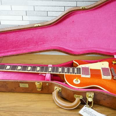 Custom Shop Murphy Lab '57 Les Paul Custom Ultra Light Aged - Orange Sparkle image 20