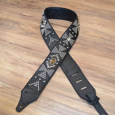 Carlino Custom Templar Tigereye Crystal Black Leather Strap image 3