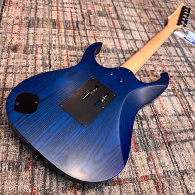 Ibanez RG653DX-TDF Prestige 2026 - Present - Transparent Deep Blue Flat image 8