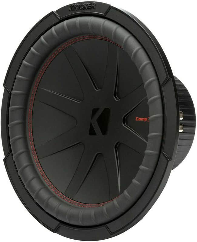 Kicker 48CWR124 COMPR 12-Inch Car Audio Dual Voice Coil Subwoofer 4-OHM 500W RMS image 1
