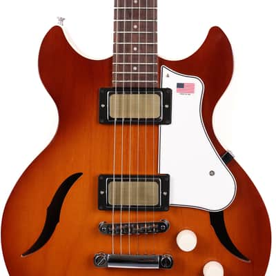 Harmony Comet Semi-Hollowbody Electric Sunburst Used image 4