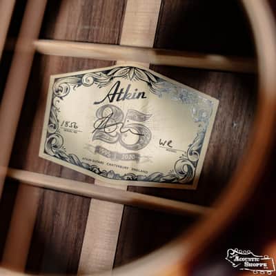 Atkin White Rice Torrified Sitka/East Indian Rosewood Dreadnought Acoustic Guitar #1856 image 14