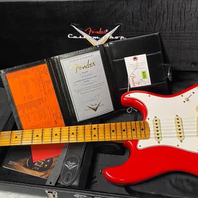 NEW! Fender Custom Shop Special Run '69 Stratocaster Journeyman Relic - Handwound P/U's - Aged Hot Rod Red - Reverse Headstock - 7.8lbs - Authorized Dealer - SUPER RARE! G07469 image 13