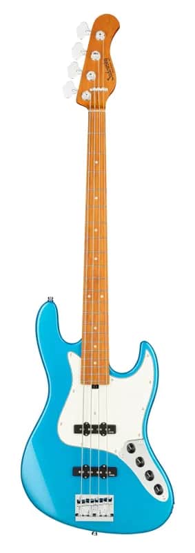 Sadowsky MetroExpress 21-Fret Vintage J/J Bass, Roasted Maple Fingerboard, 4-String - Solid Ocean Blue Metallic High Polish image 1