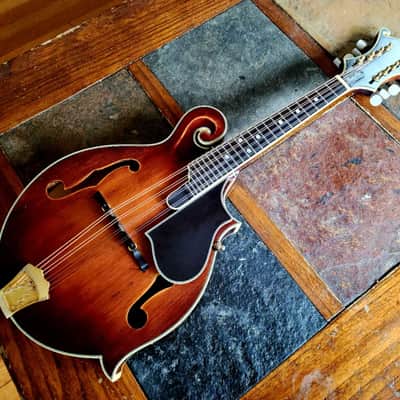 Morgan Monroe Rocky Top MDM-1 F-style mandolin w/hsc + extras - natural/relic image 2