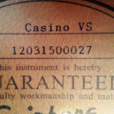 Epiphone Casino with Bigsby & Case ** On Sale ** image 16