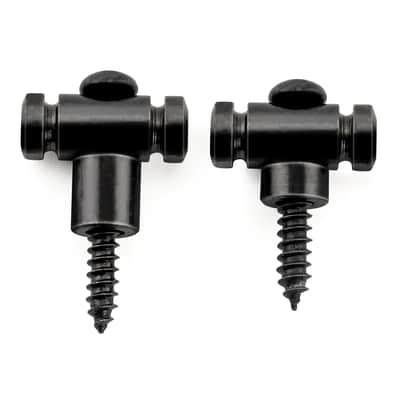 Brio Pro Steel Barrel Style String Trees / String Guides — Set of 2 - Black imagen 2