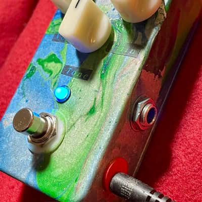 PLEXI SUPERLEAD OVERDRIVE PEDAL with TRUE BYPASS & SUPER BLUE LED by STEVE MCKINLEY ELECTRONICS CUSTOM SHOP *RARE* image 9