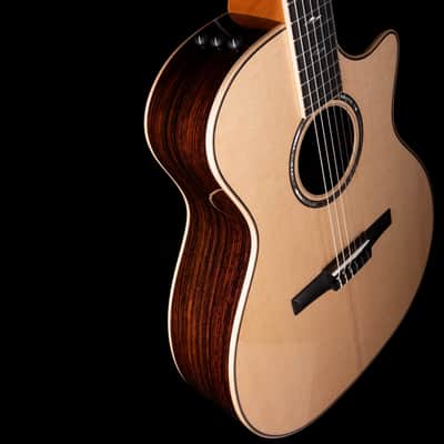 Taylor 814ce-N Nylon String Acoustic Electric Guitar Natural With Case image 7