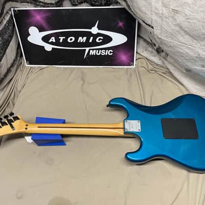 Kramer USA Pacer Deluxe Guitar R2 nut 1980s Blue image 13