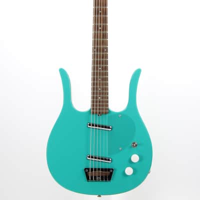 1995 Jerry Jones Neptune Longhorn Baritone Bass VI 6-String Guitar - SEA FOAM GREEN! image 5