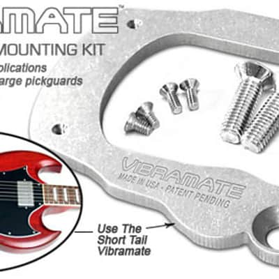Vibramate V5 Short Tail Adapter Kit For Bigsby B5 Silver image 1