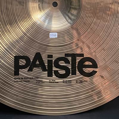 Paiste 20" Signature Dry Crisp Ride 2278 grams image 10