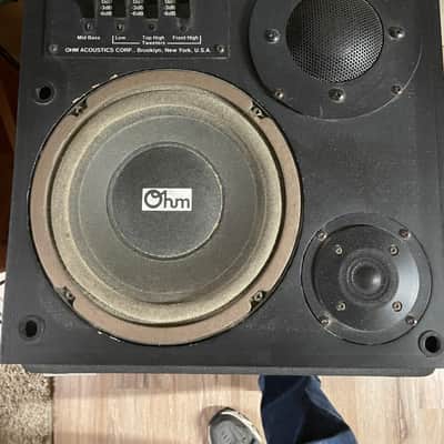 1970s Vintage Ohm Model I Floor Speakers image 2