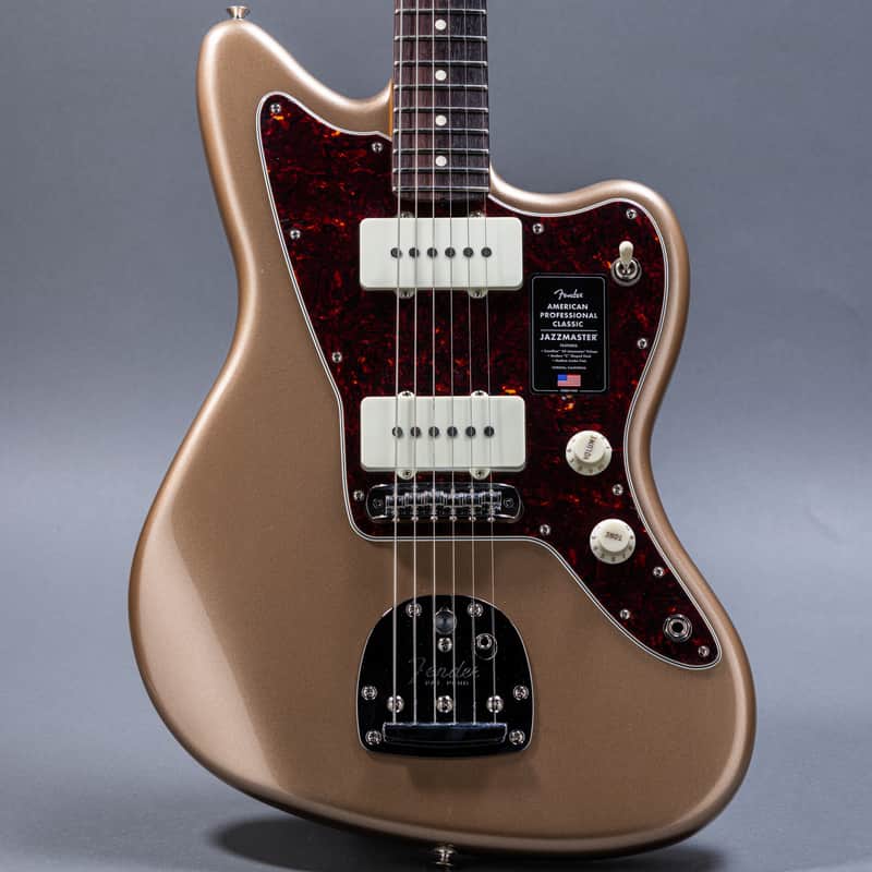 Fender Am Pro Classic Jazzmaster FM Gold RW