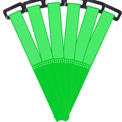 12" Cinch Style Reusable Cable Straps - 6 Pack - 12 inch / Black image 5