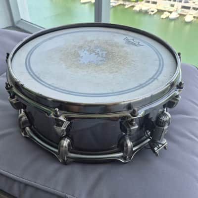 Mapex BPST4651LN Black Panther Machete 14x6.5" Steel Snare Drum 2010s - Brushed Nickel Over Steel image 3