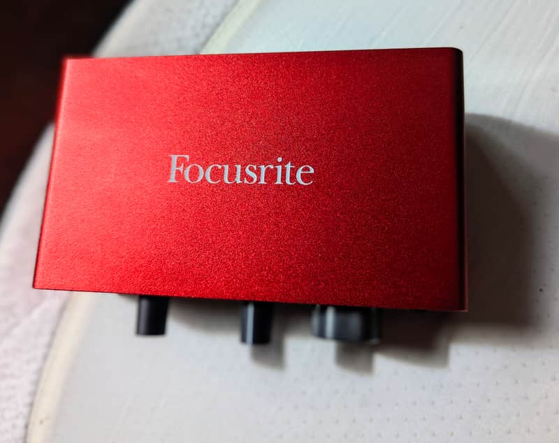 Focusrite Scarlett Solo 3rd Gen USB Audio Interface 2026- Red / Black image 1