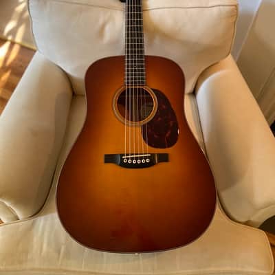 2010 Bourgeois Country Boy Deluxe Custom - Pale Sunburst - Red Adirondack Spruce / Flamed Beeswing Mahogany image 1